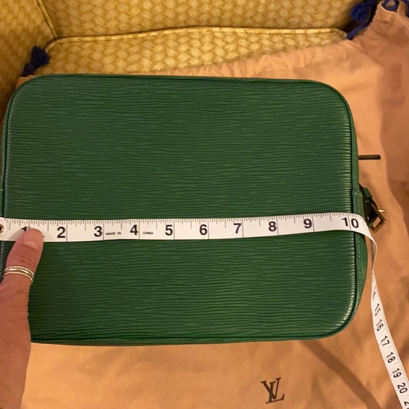 Perfect!! Louis Vuitton Noe epi green leather bucket handbag - Picture 16 of 16